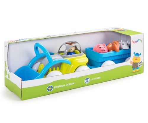 Traktor utánfutóval - Vikingtoys - 12 hó+