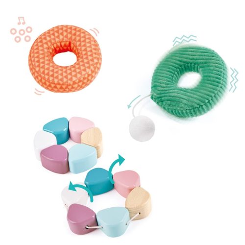 Hape pasztell Montessori nyuszika – 10 hó+