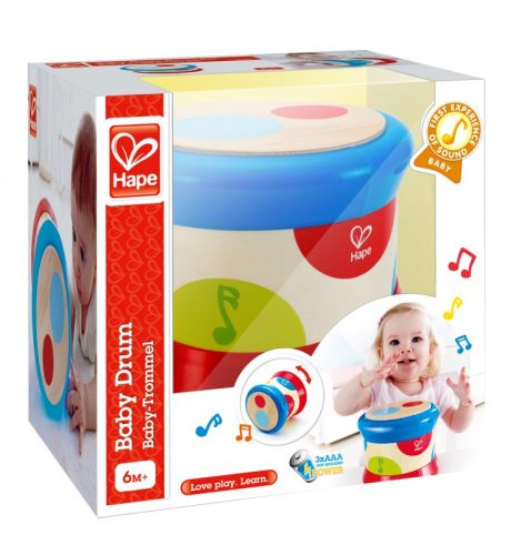 Hape Bébi dob - 6 hó+