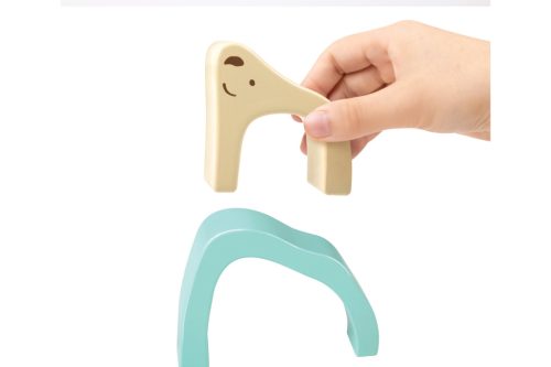 Hape Jegesmedve piramis - Montessori építő 24 hó+