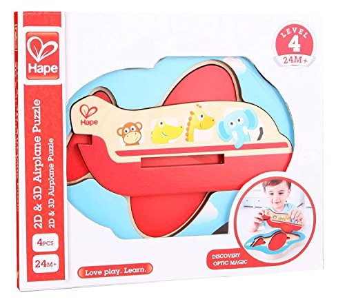 Hape Repülő puzzle 3D - 24 hó+