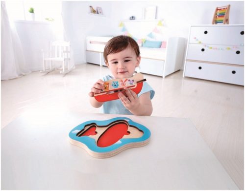 Hape Repülő puzzle 3D - 24 hó+