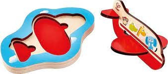 Hape Repülő puzzle 3D - 24 hó+