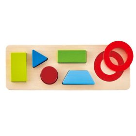 Hape Első forma puzzle kicsiknek-kétoldalas - 18 hó+