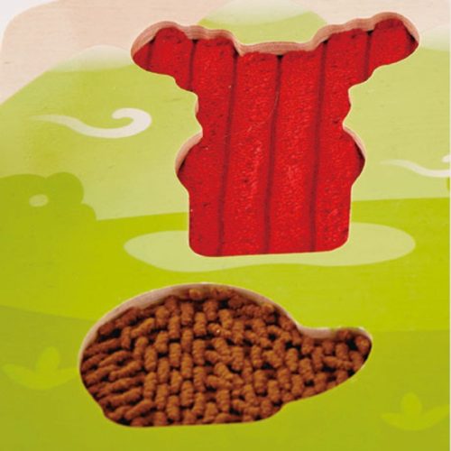 Hape Tapintós puzzle - Erdei állatok - 24 hó+