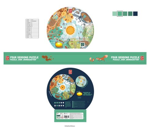 Hape Négy évszak puzzle