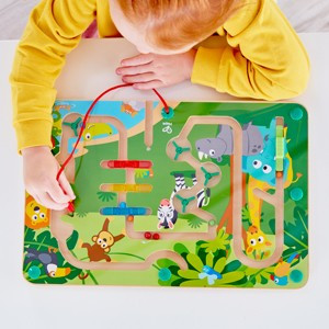 Hape Vezesd a helyére! - Mágneses íráselőkészítő - Dzsungel - 24 hó+