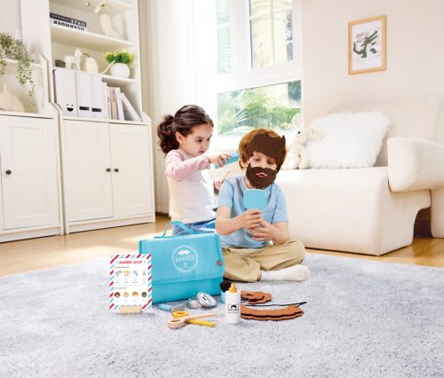 Hape Barber készlet-Fiúk fodrászata
