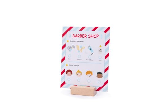 Hape Barber készlet-Fiúk fodrászata