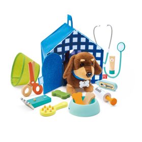 Hape Buksi állatorvosi készlet, kiskutyával