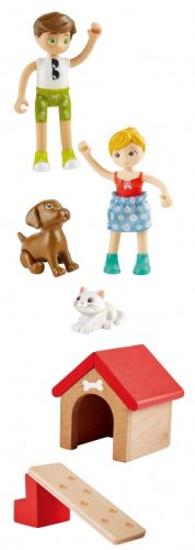 Hape Interaktív zenélő babaház csúszdával