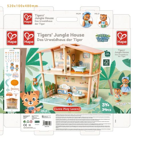 Hape Tigrisék vidám dzsungel háza