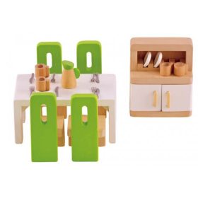 Hape Ebédlő Bútor - Babaházhoz