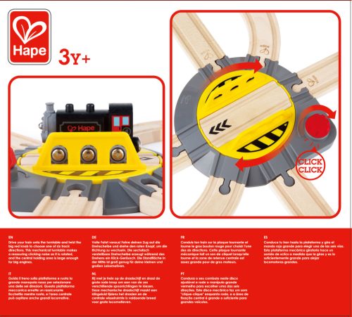 Hape Állítható sínes forgótányér