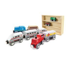 Hape mágneses vonatkészlet - 9 db-os 24 hó+