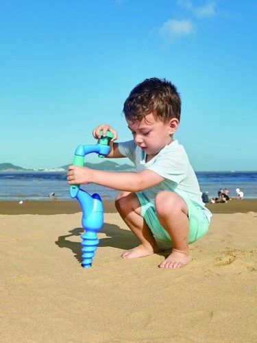 Hape Homok fúró - kék - 24 hó+