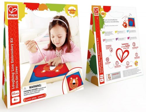 Hape Hímző Készlet - Nevető Oroszlán