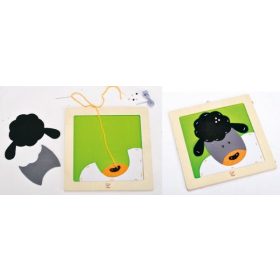 Hape Hímző Készlet - Gyapjas Bárány