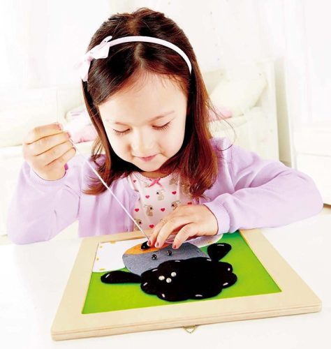 Hape Hímző Készlet - Gyapjas Bárány