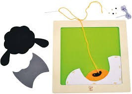 Hape Hímző Készlet - Gyapjas Bárány