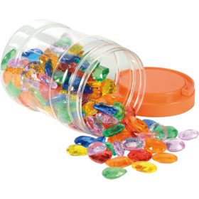 Átlátszó kövek - 144 darabos