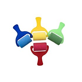 Szivacs festőhenger, sima, 4 darabos