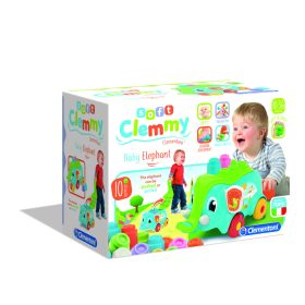 Clemmy – 10 db puha kocka elefántos tárolóval