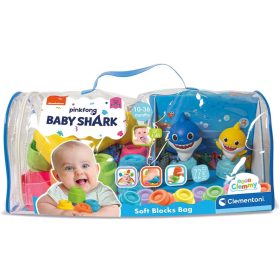   Clemmy - Baby Shark játékszett - karakterekkel, táskában - 10 hó+