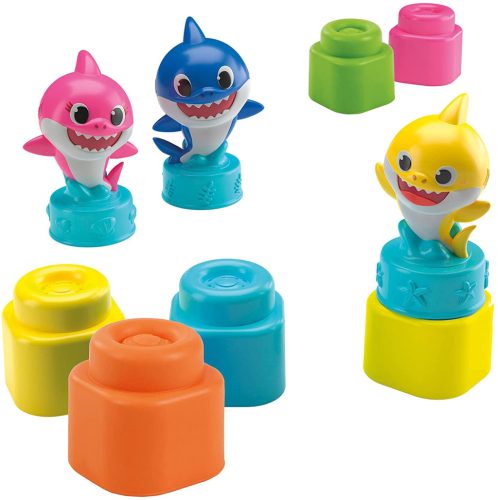Clemmy - Baby Shark játékszett - karakterekkel, táskában - 10 hó+
