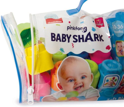 Clemmy - Baby Shark játékszett - karakterekkel, táskában - 10 hó+