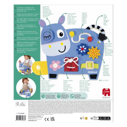 Matatófal - Készségfejlesztő csacsi 24 hó+