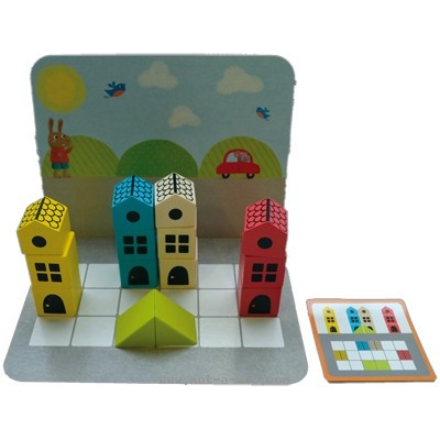 Logikai városépítő feladatkártyákkal, GOULA