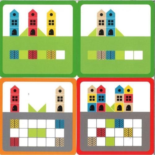 Logikai városépítő feladatkártyákkal, GOULA