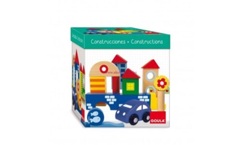 Építőkocka autóval, GOULA 12 hó+