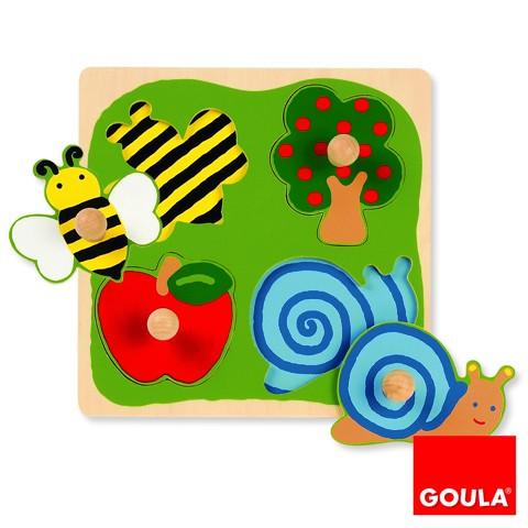 Fogantyús puzzle - Mintapárosító, GOULA 12 hó+