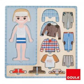 Öltöztetős Puzzle - Fiú, GOULA