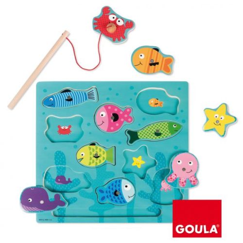 Mágneses Horgászjáték és formaillesztő, GOULA 24 hó+