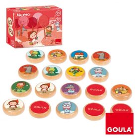 Piroska és a farkas fa memóriajáték, GOULA 24 hó+