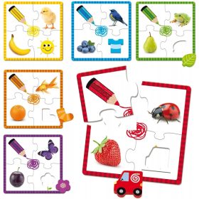 Ismerkedem a színekkel, GOULA puzzle 24 hó+