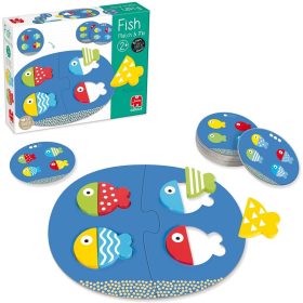   Halacskás szín- és formakereső, GOULA Brain Games - 24 hó+