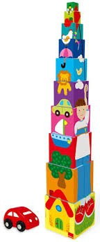 Képes torony autóval, GOULA 12 hó+