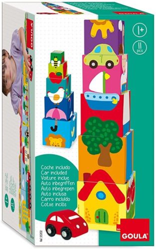 Képes torony autóval, GOULA 12 hó+