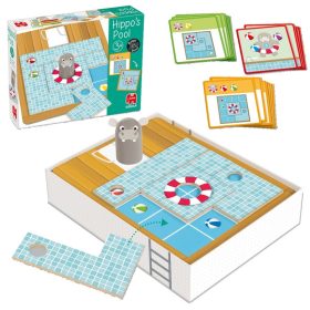   Víziló a medencében? Logikai játék feladatkártyákkal, GOULA - Brain games