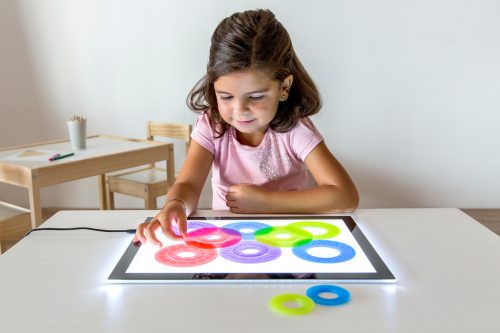 Átlátszó, tapintós matematikai gyűrűk 24 hó+