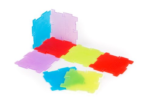 Átlátszó geometriai építő