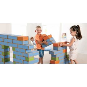   Papírtégla szett - 25 db-os - különböző méretű téglákból