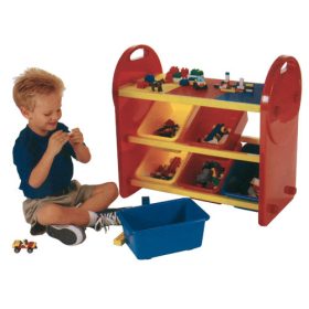 Építőlapos játéktároló