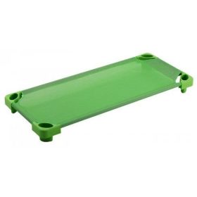 Nagy óvodai fektetőágy, zöld - 144x58x12 cm