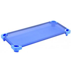 Nagy óvodai fektetőágy, kék - 144x58x12 cm