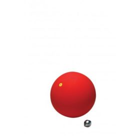   Speciális csörgőlabda gyengénlátóknak és fejlesztő foglalkozásokhoz – piros, Ø 21 cm